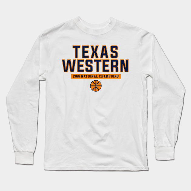 Texas Western Basketball Texas Long Sleeve TShirt TeePublic